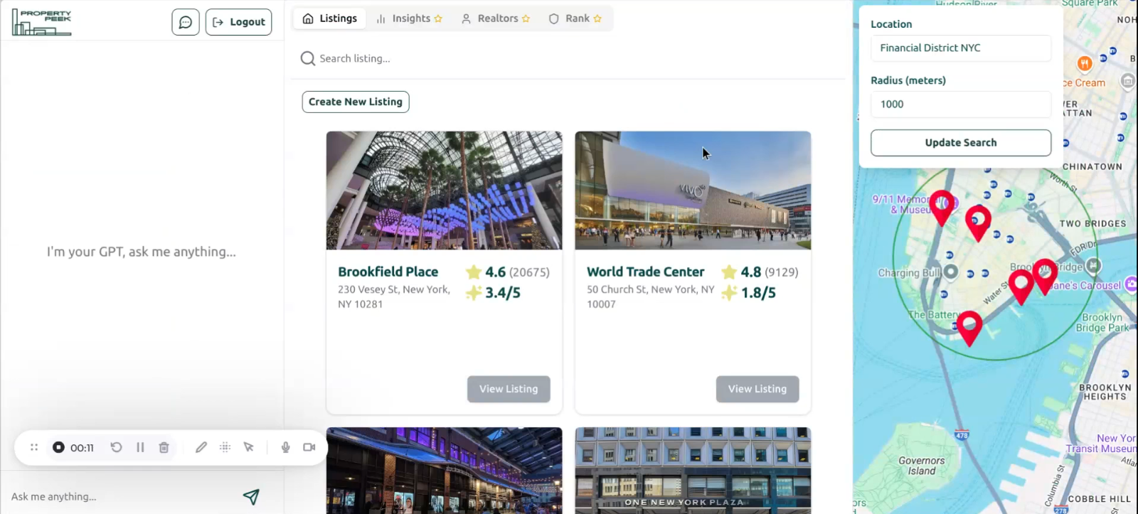 Screenshot of Property Peek